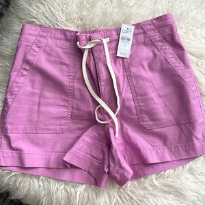 New With Tags Loft Shorts Sz 4 Drawstring waist purple 🆕❤️